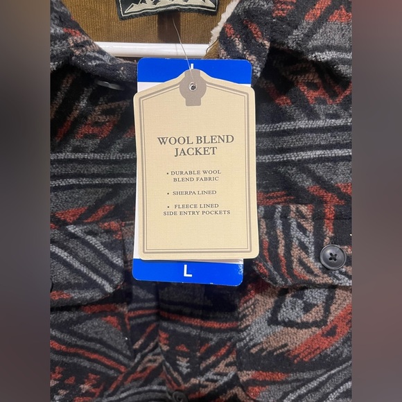 Jach’s New York Wool Blend Sherpa Lined Jacket Size Large - Picture 9 of 9